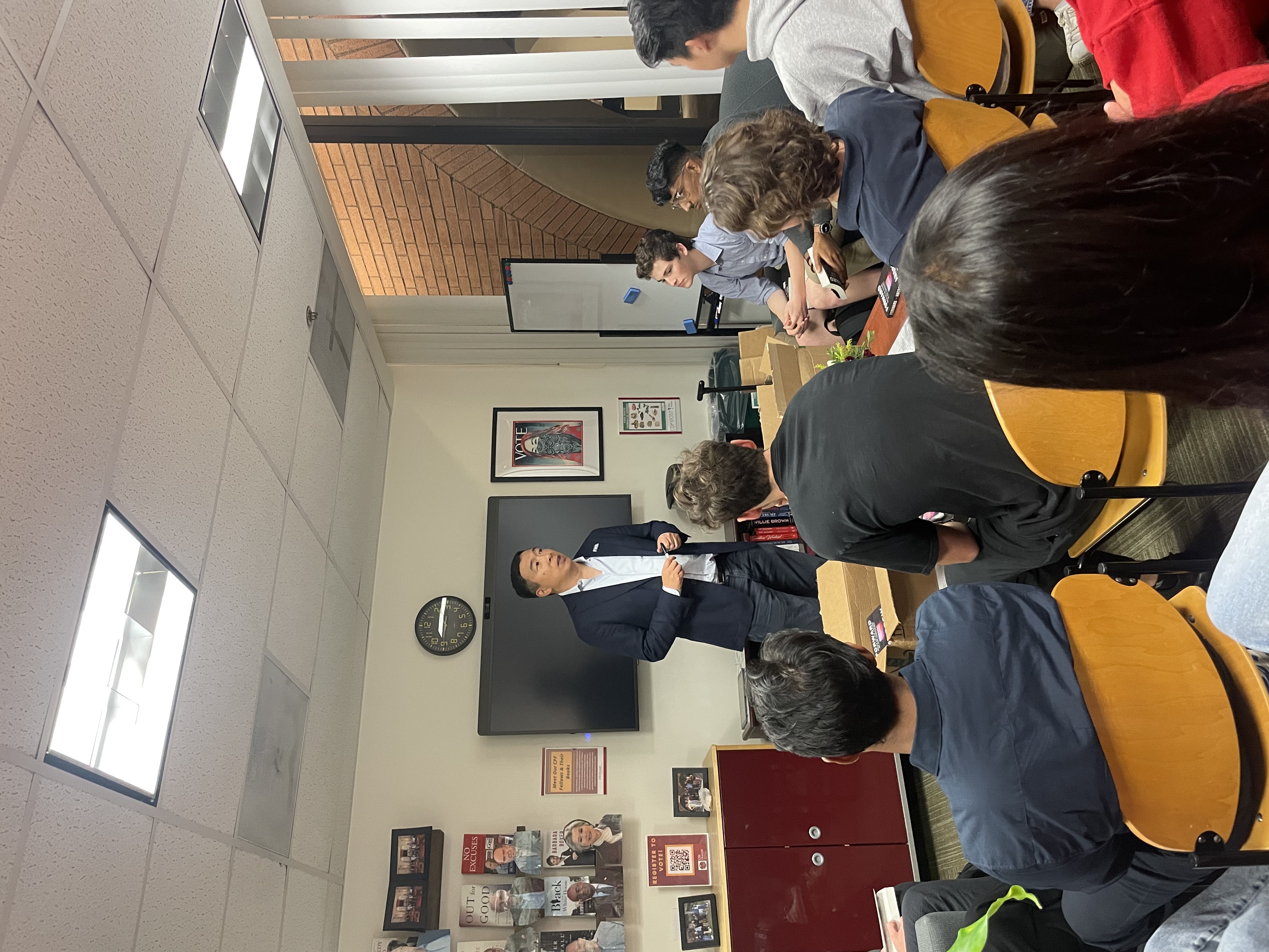 Andrew Yang speaking